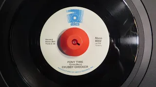 Chubby Checker - Pony Time (1961) - Vinyl 45 rpm - RE 1972