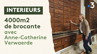 Les découvertes dans une brocante de 4000m2 avec Avec Anne-Catherine Verwaerde