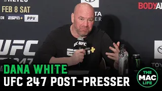 Dana White: 'I had Dominick Reyes winning 3-2' over Jon Jones | UFC 247 Post-Fight Press Conference