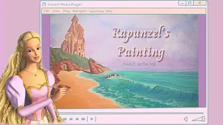 Rapunzel's Castle By The Sea Painting | Paint With Me |