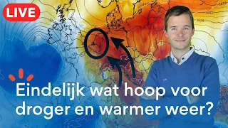 [LIVE] Warmer weer op komst met kansen op onweer?