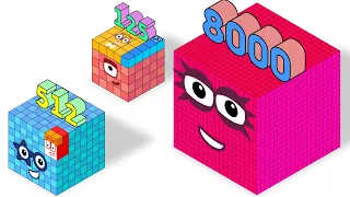 Cube Numbers - Numberblocks 1 to 8000!