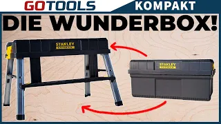 2 absolutely ingenious inventions | Stanley FATMAX toolbox & trestle with special extras