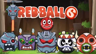 Red Ball 6 | Beating All Bosses | Speed 1;3 Gaming