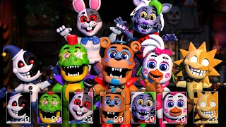 Ultimate Custom Night - Adventure Animatronics (Huge mod)(FNaF Security Breach)