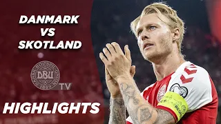 Danmark - Skotland 2-0 I Fantastisk Damsgaard assist og mål fra Mæhle og Wass 🇩🇰