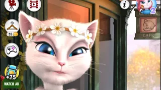 Talking Angela getting disturbed 😳