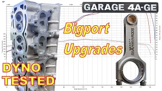 Ported vs Stock Head & Connecting Rods - Making Bigport 4AGE great again - Part 4