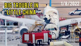 Cabin Fire Destroys Plane In China