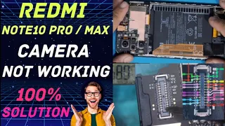 Redmi Note10 Pro / Max Front Camera Not Working Repair With Schematic Knowledge Full Tutorial 🔥