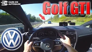 VW Golf GTI Performance | POV- Cruising on Autobahn ✔