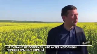 На Украине не поверили, что актер Мерзликин пересек границу страны