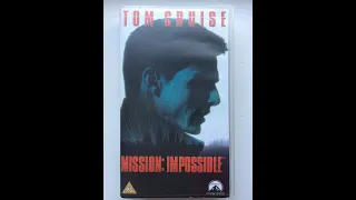 Original VHS Opening and Closing to Mission Impossible UK VHS Tape