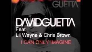 I Can Only Imagine- David Guetta Ft Chris Brown & Lil Wayne (Lyrics)