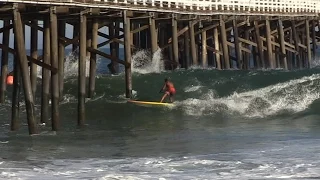 Laird Hamilton -- SHOOTS THE PIER ... Insane Surf Video | TMZ Sports