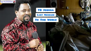Last Moments Of Prophet TB Joshua Before Death Will Shock You, See His Last Message To The World