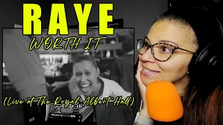 RAYE - Worth It. (Live at the Royal Albert Hall) | Reaction