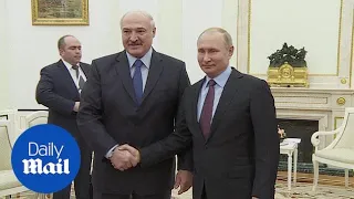 Putin meets Belorussian president Lukashenko in Moscow