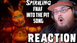 (SFM FNAF) INTO THE PIT SONG ▶ "Spiraling" [Official Animation] - JTFrag! & Bomber #FNAF REACTION!!!