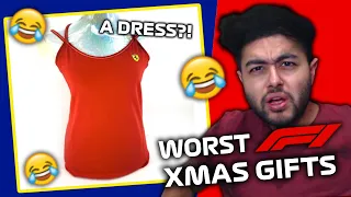 YOUTUBERS GET ME THE WORST FORMULA 1 CHRISTMAS GIFTS EVER...