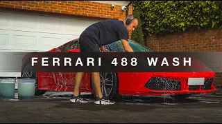 Detailing a Ferrari 488 & How to Wash Your Car the Right Way!