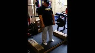 Andy Bolton 180kg fat bar hold