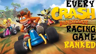 Ranking EVERY Crash Bandicoot Racing Game From WORST TO BEST (Top 5 Games)
