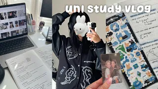study vlog (unimelb) 🗓 first kpop dance class, good food, le sserafim album, work-life balance