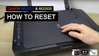 Canon Printer Reset Factory Settings |  Print & Scan Error Fix | MG3620