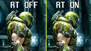 Doom Eternal Xbox Series X Ray Tracing On vs Off 4K Graphics Comparison