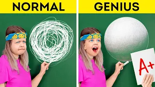 GENIUS SCHOOL HACKS! Easy DIYs and Drawing Hacks