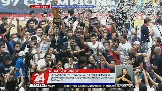 Letran Knights, itinanghal na NCAA Season 97 Champion... | 24 Oras