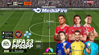 Download FIFA 23 PPSSPP English Version Peter Drury Commentary Latest Winter Transfers 2023 New Kits
