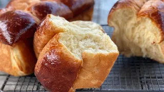 Sourdough Brioche - naturally leavened with a stiff starter