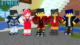 CHICKEN WINGS MEME | DUNDUN DANCE - WEREWOLF APHMAU, EIN, ZANE, KC, AARON  Minecraft Animation