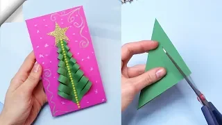 DIY christmas cards easy | How to make christmas card | Christmas card ideas