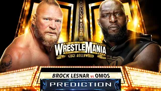 Prediction WrestleMania 39 - Brock Lesnar vs. Omos