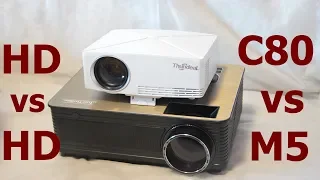 ThundeaL C80 vs TouYinger M5 Проектор Projector