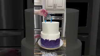 The making of the wedding cake