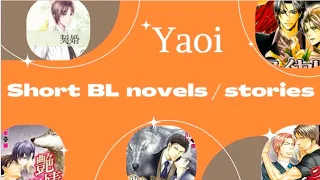 My Top Ten Short BL Novels/ Stories Recommendations to read  | Yaoi | ❗Mature