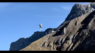 Axalp 2022 -  F35-A and F/A-18 Super Hornets target practice in the Swiss Alps