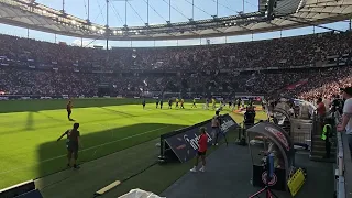 Eintracht Frankfurt - Darmstadt Einlauf 21.08.2023