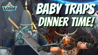 Feeding Time For The Baby Traps! - Lords Mobile