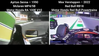 Senna 1990 x Verstappen 2022 - Itália/Circuito de Monza