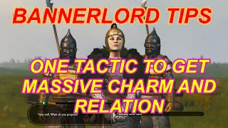 Bannerlord Tip To Gain A Ton Of Charm And Relation Letting Your Allies Lose A Battle | Flesson19