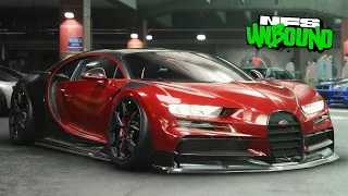 SUPERCHARGED Bugatti Chiron Sport Customization - NFS Unbound UNITE Gameplay