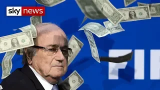 Sepp Blatter Has Money Thrown At Him By Lee Nelson