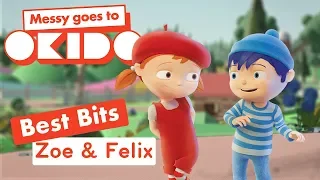 FELIX & ZOE'S BEST BITS 🤩| Compilation 🎥| Messy Goes To OKIDO | Cartoons For Kids