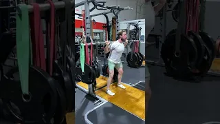 The HARDEST Squat I've EVER Done!! Dr. Joel Seedman on 405 Pounds Hanging Band Squats