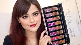 NEW DRUGSTORE LIP GLOSSES | LAKME ABSOLUTE SPOTLIGHT LIP GLOSS SWATCHES & REVIEW